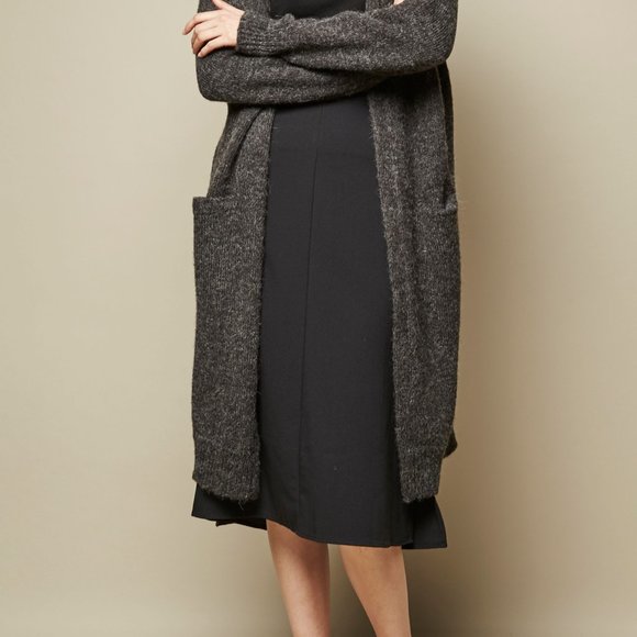 SIDE SLIT MAXI SKIRT - Picture 4 of 4